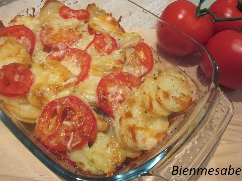 graten de patatas y tomates 0